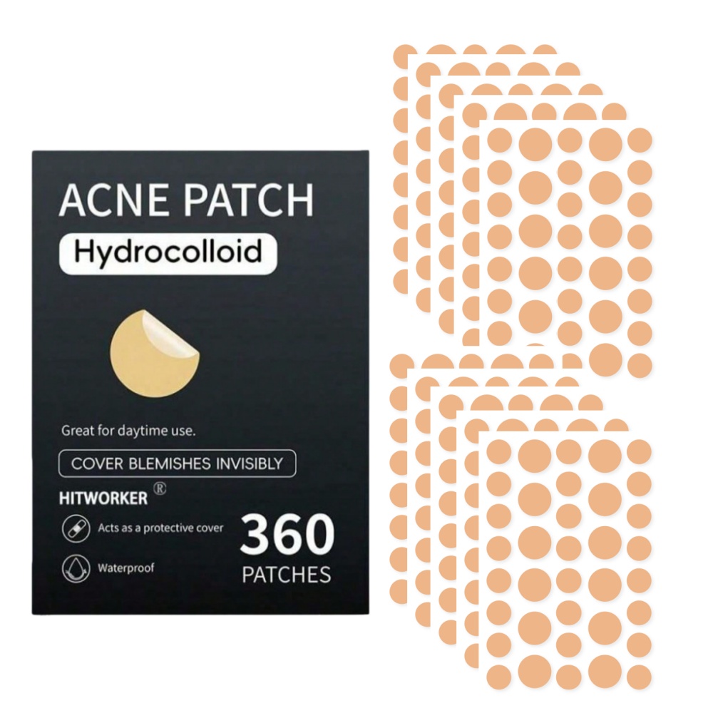 Face Oil - 360 adet/kutu akne bantları - alkolsüz,